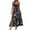 Black summer dresses, variant on Wycnly Summer Dresses for Women Maxi Dresses for Women 2025 Elastic Waist Slit Pleated Swing Beach Strap Halter Long Dress Women Elegant Floral Print V-Neck Sleeveless Maxi Sundress