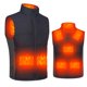 thumbnail image 1 of Chaleco térmico de cuello alto pequeño a juego con colores para proteger la columna cervical, informal, para hombres y mujeres, con chaleco eléctrico de invierno, 1 of 3