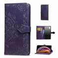 thumbnail image 3 of Dteck For iPhone 7 Plus / 8 Plus [Flower Embossed] PU Leather Wallet Flip Folio Protective Case Cover with Card Holder and Stand, Purple, 3 of 3
