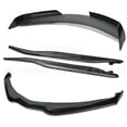 thumbnail image 6 of For 2014-2019 Corvette C7 | Z06 Stage 2 ABS Plastic Plastic-BLACK Front Lip Splitter CARBON FIBER End Caps & Side Skirt Rocker Panels With Rear Spoiler Full Assembly Combo Kit&nbsp;, 6 of 12