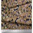 thumbnail image 3 of Soimoi Rayon Crepe Fabric Animal Skin Texture Decor Fabric Printed Yard 46 Inch Wide, 3 of 3