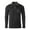 407 Black, variant on ZIMEGO Mens Long Sleeve Vintage Color Contrast Placket Pocket Polo Shirts