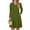 2 Armygreen, variant on Fantaslook Long Sleeve Dresses for Women V Neck Casual Fall Dress Button Floral Midi Dresses with Pockets