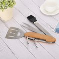 thumbnail image 4 of BBQ Grilling Tools Set, Multifunctional Compact Portable Grill Accessories BBQ Set Tools Stainless Steel With Anti-scalding Handle For Outdoor Barbecue Grills, 4 of 8