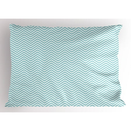 - Retro Pillow Sham Big White Dots Spots Little Circles Shabby Pastel Colors Symmetrical Monochrome, Decorative Standard Size Printed Pillowcase, 26 X 20 Inches, Pale Blue White, by Ambesonne