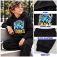 thumbnail image 4 of Quad Seven Boys Jogger Set 2 Piece Pullover Fleece Hoodie and Joggers Sweatpants for Boys, 4 of 7