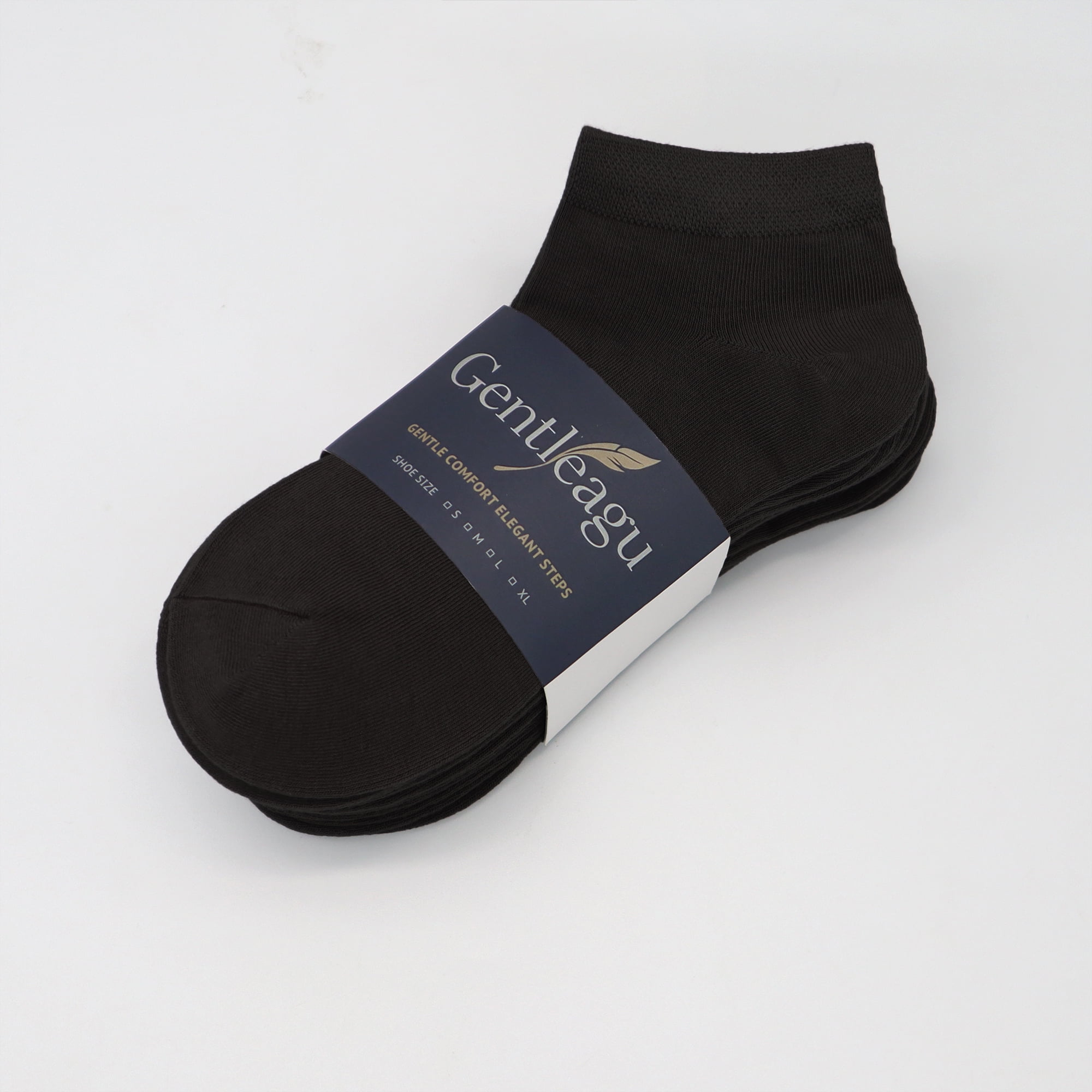 GENTLEAGU Bamboo Viscose Thin Ankle Socks for Women – Soft, Breathable, Anti-Odor – 50 Pairs, Bulk Pack