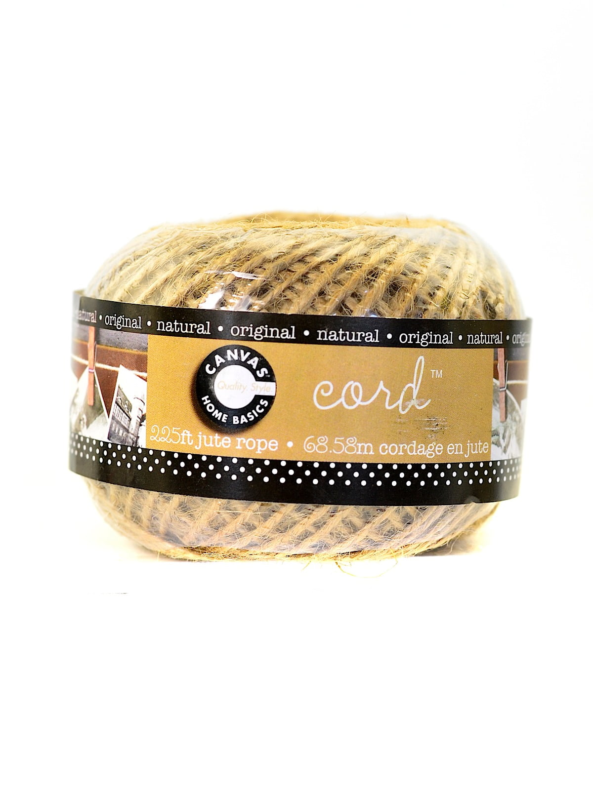 Jute Rope Ball 225 ft., natural (pack of 6)