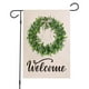 thumbnail image 4 of Jardín, Impermeable, De Doble Cara, Bandera De Bienvenida De Flores Para Decoración De Jardín Y Césped Eigraketly HA043509-04, 4 of 6
