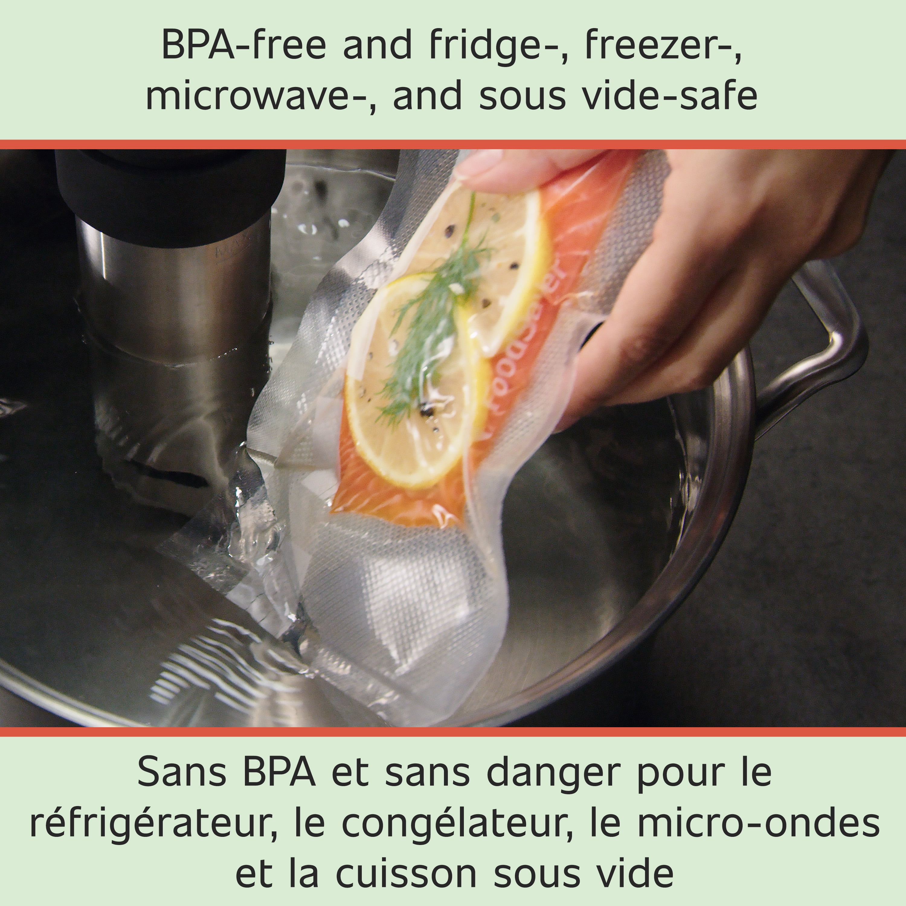 FoodSaver 11" x 16' Vacuum Sealer Rolls (27.9 cm x 4.87 m), 2 Pack, 2 Pack