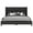 Charcoal, variant on Bowery Hill Modern Upholstered Queen Bed in Tan Performance Fabric