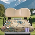 thumbnail image 3 of XYZCANDO Golf Cart Seat Covers Universal Breathable, Compatible with Sports Golf Cart Seats Golf Cart Seat Towel Protector(Dragonfly Mandala), 3 of 8