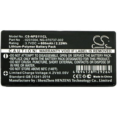 600mAh NEC 0231004 NG-070737-002 0231005 Battery for NEC PSIII PS3D PS111 Dterm