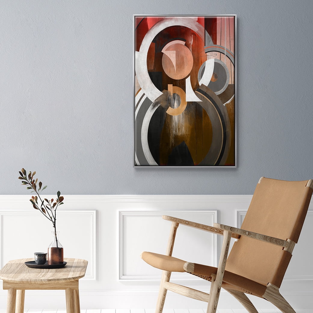 Focal Framed Premium Gallery Wrapped Canvas - Ready to Hang - 25 x 37 - Silver Floating Frame