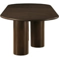 thumbnail image 6 of Meridian Furniture Dolan Brown Wood and Oak Veneer Dining Table, 6 of 14