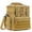 C-Brown, variant on Holuxer Insulated Tactical Lunch Box for Men, 24 Can Double Deck Expandable Lunch Bag for Work Travel Daytrip Picnic Camping, Large Fashion Cooler Bags with Adjustable Shoulder Strap Organizer Black