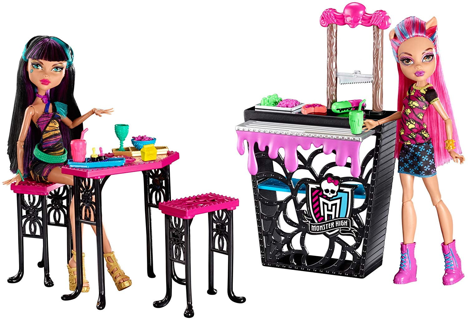 Monster High Creepteria with Cleo de Nile and Howleen Wolf Doll