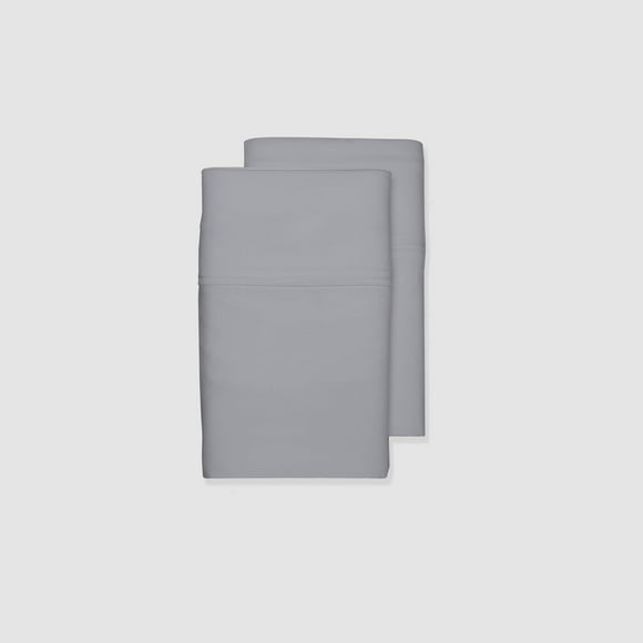 SHEEX Arctic Aire Max Pillowcases, Set of 2, Silky-Smooth Tencel Lyocell Sateen, Charcoal, King