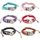 thumbnail image 1 of Pulseras con broches a presión, pulsera de cuero con botón a presión, brazalete de cuero sintético con cierres para mujer y hombre, 1 of 5