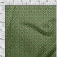 thumbnail image 2 of oneOone Cotton Cambric Fabric Leaves & Swirl Block Print Fabric BTY 56 Inch Wide, 2 of 4