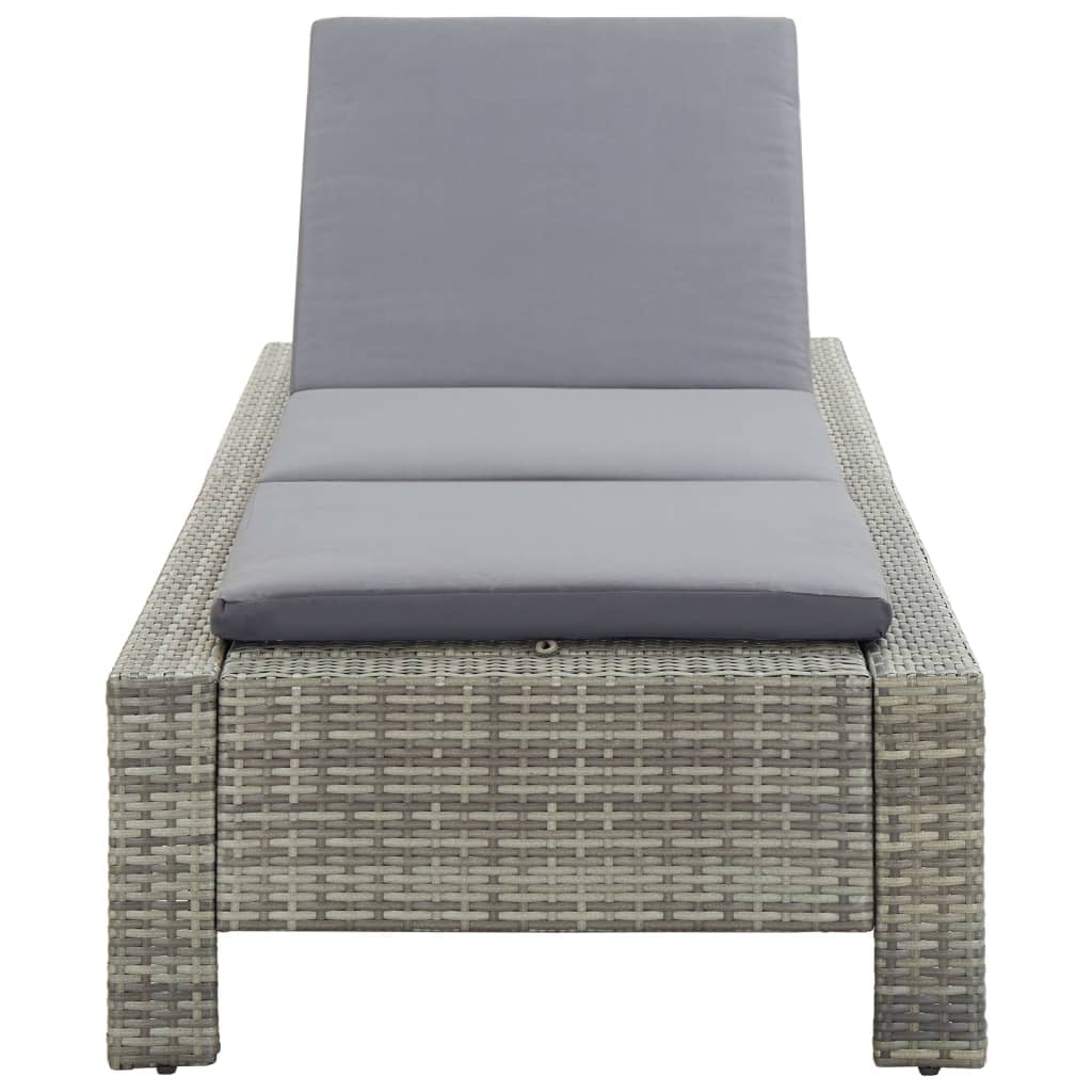 Kepooman Garden Chaise, Rattan Angle Adjustable Patio Sunbed with Cushion Kepooman Garden Chaise, Rattan Angle Adjustable Patio Sunbed with Cushion