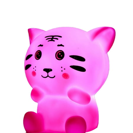 

Yache Cartoon Night Light Soft Light Not Dazzling New Year Lovely Tiger LED Night Lamp Decor for Children