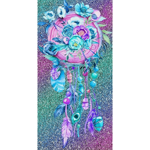 Wdftyju 5D bricolaje diamante pintura flor atrapasueños kits completo redondo taladro rhinestone arte Wdftyju 5ht6dv7uj9dn4rn4