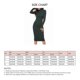 thumbnail image 4 of Women Turtleneck Ribbed Long Sleeve Knit Sweater Dress Basic Solid Color Elastic Slim Fitting Soft Warm for Party Date Green S, 4 of 4