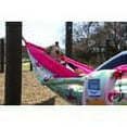 thumbnail image 4 of Equip Lightweight Portable Nylon Tree/Travel Hammock, 1 Person Red Herringbone, Open Size 116" L x 59" W, 4 of 5
