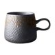 thumbnail image 2 of Taza de café de cerámica hecha a mano | Acabado en esmalte metalizado | Taza de té de agua gris oscuro | Textura granular única | Vajilla doméstica duradera | 7,6x7cm | 1 Pieza, 2 of 6