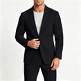 thumbnail image 2 of StSilkitty Men's 2 Piece Outfits Long Sleeve 2 Buttons Blazer and Pants Sets Lightweight Soft Comfy Outfit, 2 of 5