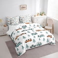 thumbnail image 2 of Erosebridal Kawaii Car Twin Bedding Sets 7-Piece for Boys Girls,Happy Camping Bedding Comforter Set for Kids Teens,Lightweight Room Decor, 2 of 6