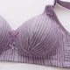 thumbnail image 2 of Gibobby Sujetadores deportivos para mujer Camiseta con aros con relleno ligero y copa de completa para mujer Curve Sujetador push-up Comfort Daily Support(Morado,36), 2 of 5