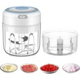 thumbnail image 1 of Cordless electric shredder, mini food processor, 250ml, easy to clean and replace, durable vegetable and fruit electric mixer, 1 of 4