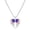 B, variant on US 250 Rhinestone Heart Pendant Clavicle Necklaces, 4th of july decorations, Sturdy Alloy Patriotic Jewelry Accessories for Summer Festivals, Parade Routes & Holiday Cookouts