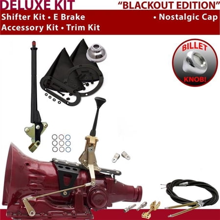 American Shifter 4L60E Shifter Kit Black 6 in. E Brake Cable Clevis Trim Kit for EBDD6