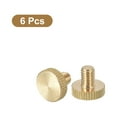 thumbnail image 3 of Tornillos de cabeza estriada M6x8mm, paquete de 6 tornillos de latón con cabeza plana estriada, 3 of 5