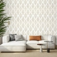 thumbnail image 2 of Caltero Peel and Stick Wallpaper Beige Geometric Wallpaper Removable Wallpaper,17.32 in x 78.74 in, 2 of 9
