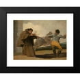 thumbnail image 2 of Francisco de Goya 18x15 Black Modern Framed Museum Art Print Titled - Friar Pedro Shoots the Maragato as Horse Rons off (C. 1806), 2 of 5
