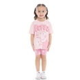 thumbnail image 4 of Peppa Pig Toddler Girls Graphic Tee and Bike Shorts Set, 2-Piece, Sizes 12M-5T, 4 of 7
