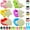 48, variant on DEBGFS Uncrustables Maker 24pcs Sandwich Cutter and Sealer Set Sandwich Cutters for Kids Uncrustable Sandwich Cutter Decruster Sandwich Maker Bread Cookie Cutters for Kids Lunch Box,48