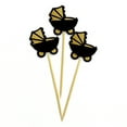 thumbnail image 3 of Darling Souvenir, Baby Pram Baby Shower Cupcake Toppers, Dessert Decorations - Pack Of 40, 3 of 3