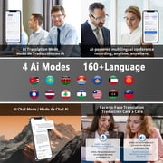 AI Smart Glasses for Men & Women – Powered by ChatGPT, 164+ Languages Translation and Photochromic Lens, Meeting Assistant, Bluetooth Glasses w/ Music & Hands-Free Calling, Physically-Changing Lenses
