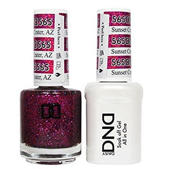 DND Nail Polish Gel & Matching Lacquer Set (565 - Sunset Crate, AZ)