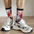 thumbnail image 6 of Disketp Hawaiian Style Unisex Crew Socks Lightweight Breathable Ventilation Ankle Socks, Mid-calf socks for Daily, 6 of 6