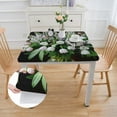 thumbnail image 2 of Acheng Flowers Square Tablecloth with Elastic Edge 100% Polyester Fiber 36*36, 2 of 8