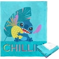 Lilo and Stitches Silk Touch Throw Blanket, 50" x 60", Candy Stitch