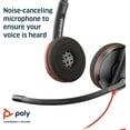 thumbnail image 5 of Polycom Plantronics Blackwire 3220 On-Ear Mono Headset, Black, 5 of 7