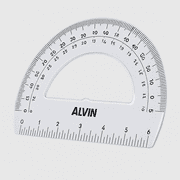 Alvin 6" Semicircular Protractors