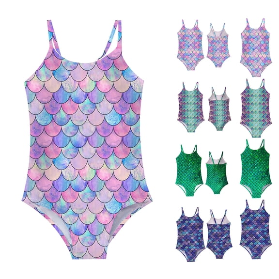 CAIXIA Girls One Piece Swimsuits Adjustable Straps Girls Bathing Suits Size 14-16 Ruched Color Block Cutout Ruffle Ruched Girls Swimsuit Size 8 Quick Dry Mesh Summer Swimwear,6-7 Years